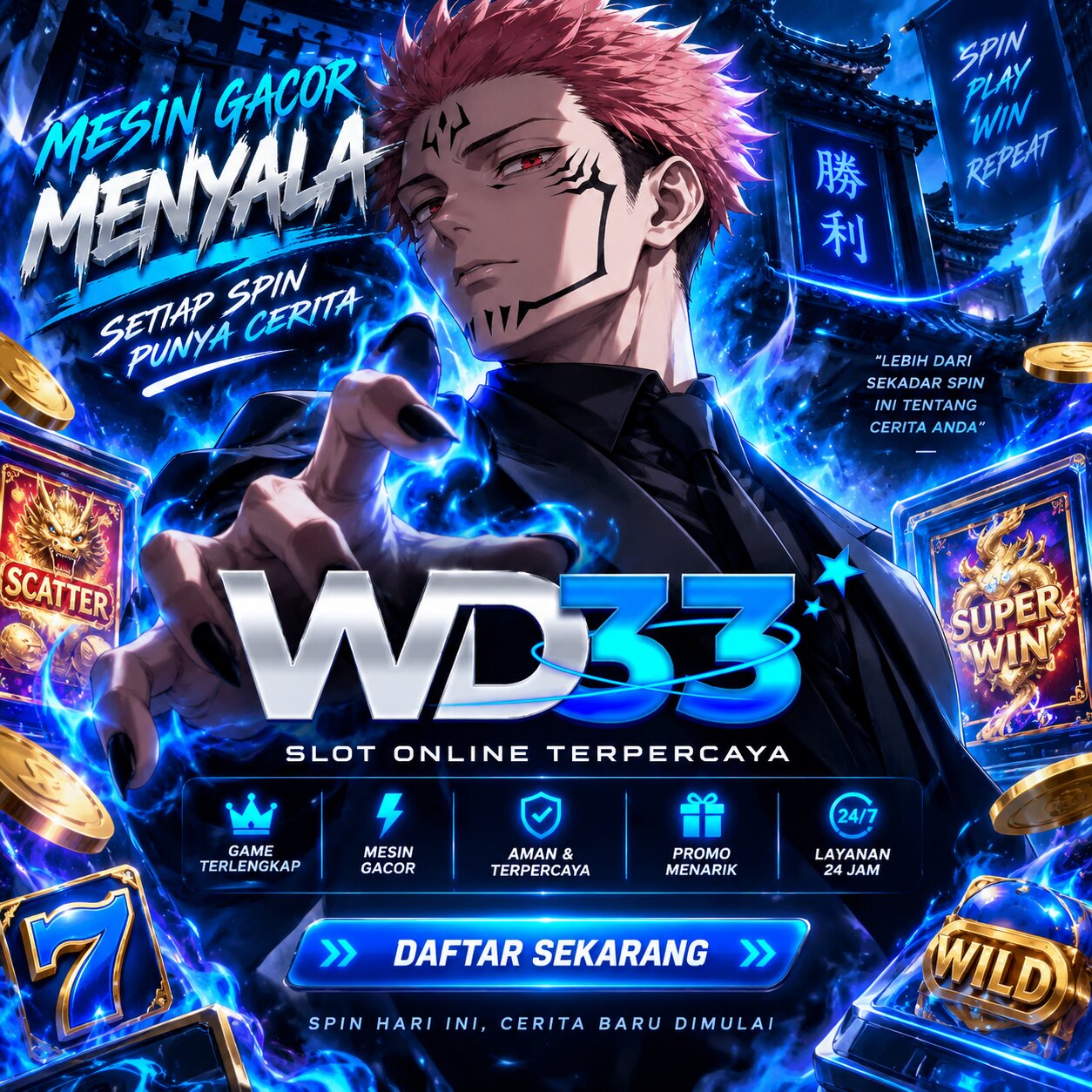 WD33 : Mesin Gacor Menyala, Setiap Spin Punya Cerita